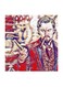 Leonardo DiCaprio MDF Wall Art Multicolour 30x30centimeter