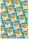 Decorative Wall Art Painting White/Yellow/Blue 40 x 60cm