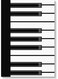 Piano Wall Art Multicolour 40x60cm