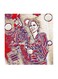 Sherine MDF Wall Art Multicolour 30x30cm