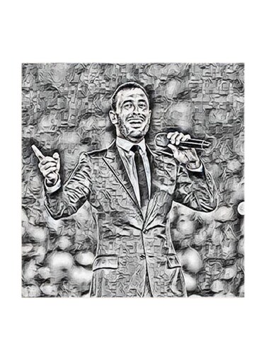Kadim Al Sahir MDF Wall Art Multicolour 30x30cm