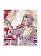 Nawal El Kuwaitia MDF Wall Art Multicolour 30x30cm