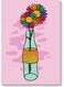 Flowers Wall Art Multicolour 40x60cm