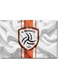 Al-Shabab FC Wall Art Grey/Orange 40x60cm