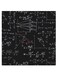 Maths Lovers Themed Wall Art Black/White/Red 30x30cm