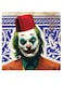 Joker Themed Wall Art Purple/White/Red 30x30cm