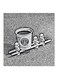 Starbucks Coffee MDF Wall Art Grey 30x30cm