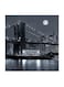 Istanbul Bridge MDF Wall Art Multicolour 30x30centimeter