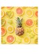 Fruit Themed Printed MDF Wall Art Yellow/Orange/Green 30x30cm