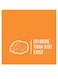 Do More Than Just Exist Themed Printed MDF Wall Art Orange/White 30x30cm