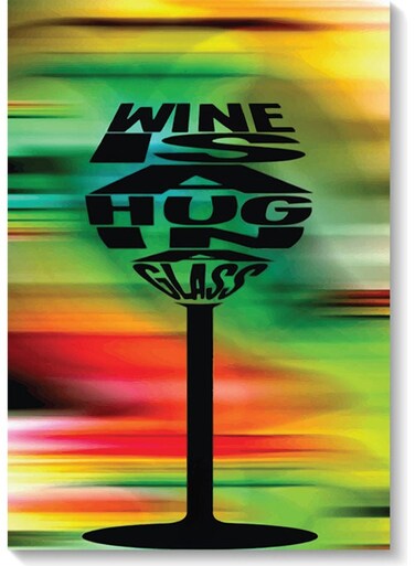 Glass Printed Wall Art Multicolour 40x60cm