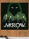 Arrow Anime Printed Wall Art Black/Green/White 30x30cm
