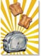 Toast Machine Wall Art Multicolour 40x60cm