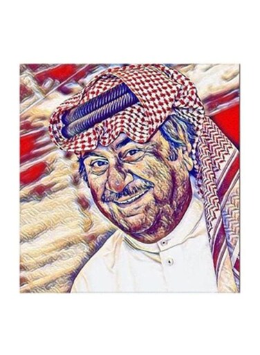 Abdulhussain Abdulredha MDF Wall Art Multicolour 30x30centimeter