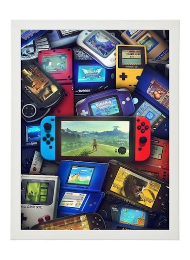 Wall Art Poster Frame Nintendo Switch 30X40 cm