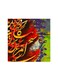 Abstract Calligraphy Mdf Wall Art Multicolour 30x30cm