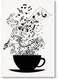 Music Lovers Wall Art Multicolour 40x60cm