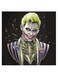 Joker Themed Wall Art Black/Green/Purple 30x30cm