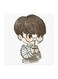 BTS Boy Band MDF Wall Art Multicolour 30x30centimeter