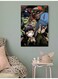 Gorillaz Squad Wall Art multicolour 40x60cm