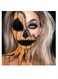Halloween Makeup Themed Wall Art Beige/Yellow/Black 30x30cm