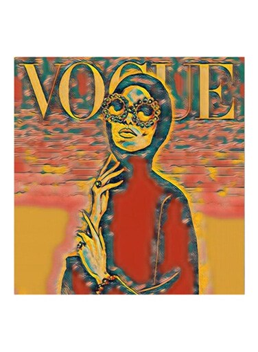 Vogue Fashion And Lifestyle MDF Wall Art Multicolour