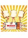 Wonder Toast Themed Wall Art Beige/Red/White 30x30cm