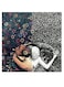 Slow Dance Themed Wall Art White/Green/Black 30x30cm