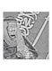 Wooden King Salman Of Saudi Arabia Wall Art Grey 30x30centimeter