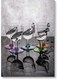 Glass Wall Art Multicolour 40x60cm