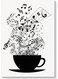 Music Lovers Wall Art Multicolour 40x60cm