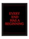 Stranger Things Every End Has A Beginning Digital Wall Art Poster Frame 21x30 cm