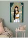 Pharaonic Woman Wall Art Multicolour 40x60cm
