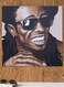 Lil Wayne Printed Wall Art Brown/Black/White 30x30cm