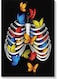 Butterflies Wall Art Painting Multicolour 40x60cm