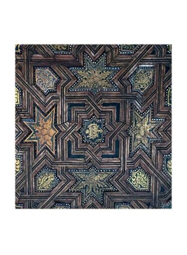 Islamic Art MDF Wall Art Multicolour 30x30centimeter