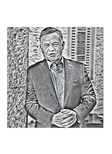 King Abdullah Of Jordan MDF Wall Art Multicolour 30x30centimeter