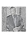 King Abdullah Of Jordan MDF Wall Art Multicolour 30x30centimeter