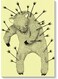 Bear Wall Art Multicolour 40x60cm