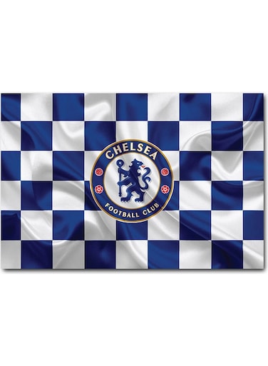Chelsea FC Wall Art Blue/White 40x60cm