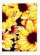 Printed Decorative Wall Art Plate Yellow/Brown/Red 20cm