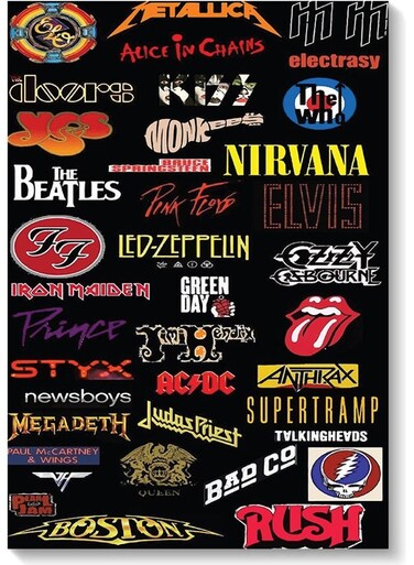 Logos Wall Art Multicolour 40x60cm