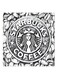 Starbucks Coffee MDF Wall Art Grey/Black