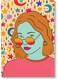 Cool Woman Wall Art Multicolour 40x60cm