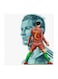 Cristiano Ronaldo MDF Wall Art Multicolour 30x30centimeter