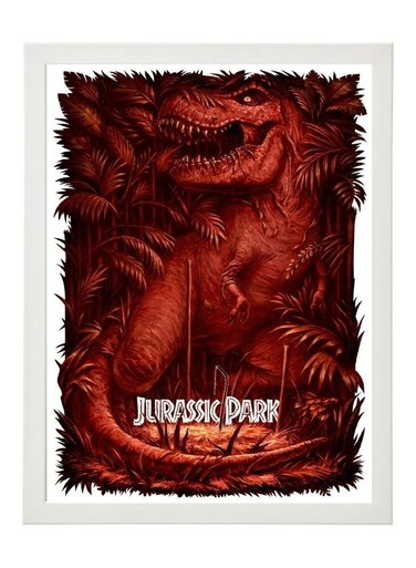 Digital Wall Art Poster Frame Jurassic Park 21X30 cm