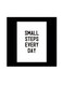Quotes Themed Wall Art White/Black