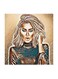 Maya Diab MDF Wall Art Multicolour 30x30centimeter