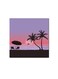 Sea And Sunset Wall Art Painting Pink/Purple/Black 30 x 30cm