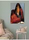 Bedouin Woman Wall Art multicolour 40x60cm